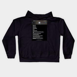 Group chat! Kids Hoodie